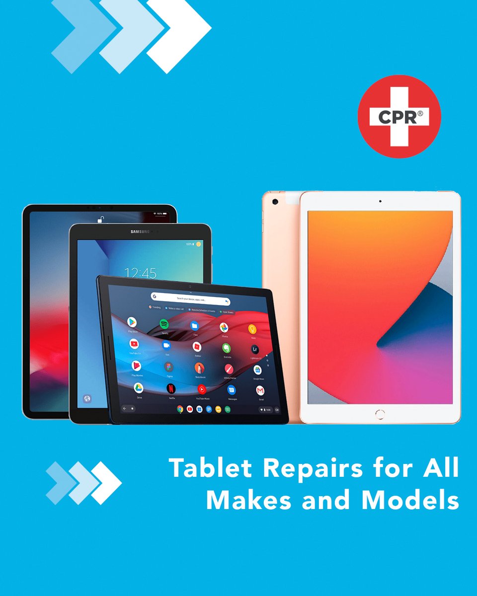 Our talented technicians fix all of the most common tablets ranging from iPad® to Microsoft Surface® to Samsung Galaxy® Tab.

Fix your tablet today: cellphonerepair.com/tablet-repair/

#TabletRepair #iPadRepair