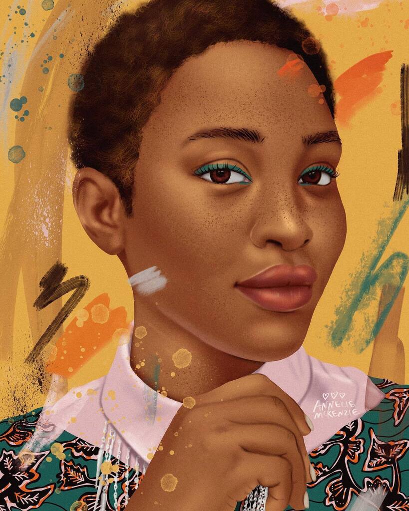 __AM_'s tweet photo. Latest portrait! #editorialillustration #portraiture #digitalpainting #editorialportrait https://t.co/ADWZYQb9ca https://t.co/HgRsxVtgmo