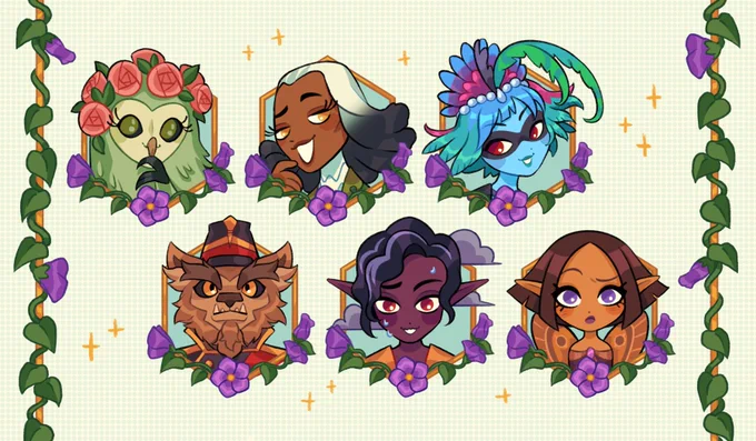 Say Hi, Pack of Pixies! the lovely cast of a court of fey and flowers  