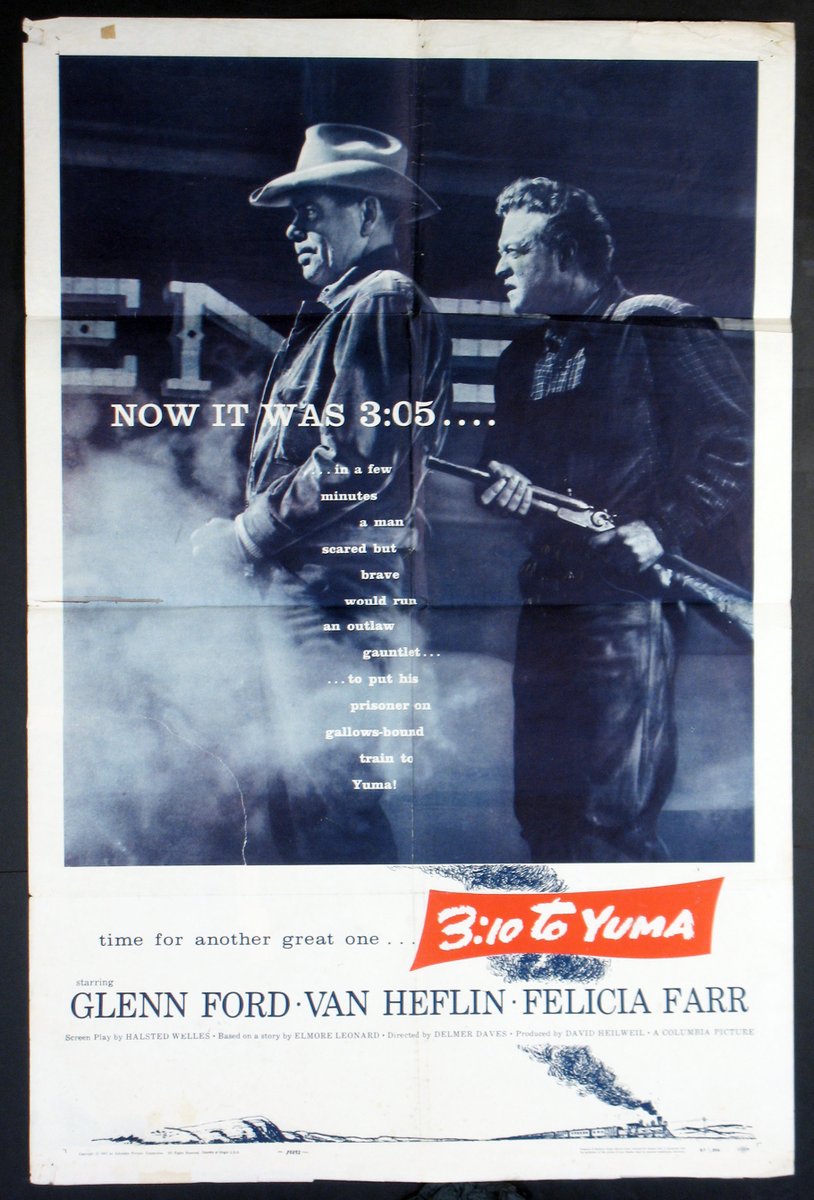 on Twitter "310 TO YUMA (1957). Movie Poster
