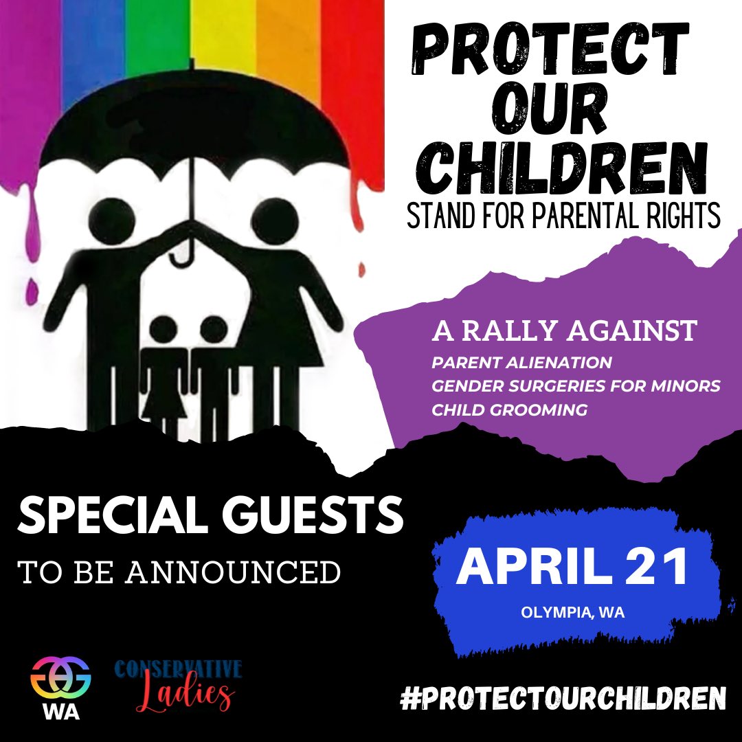 Gays Against Groomers Washington on Twitter "SAVE THE DATE! APRIL 21