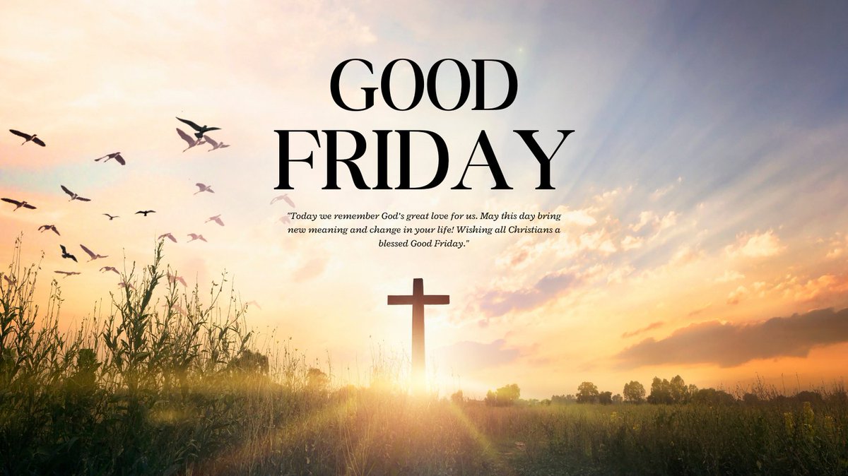 praisebanners's tweet photo. Have a Blessed Good Friday from All of Us @praisebanners.com #GoodFriday https://t.co/HyPFV1wc1s