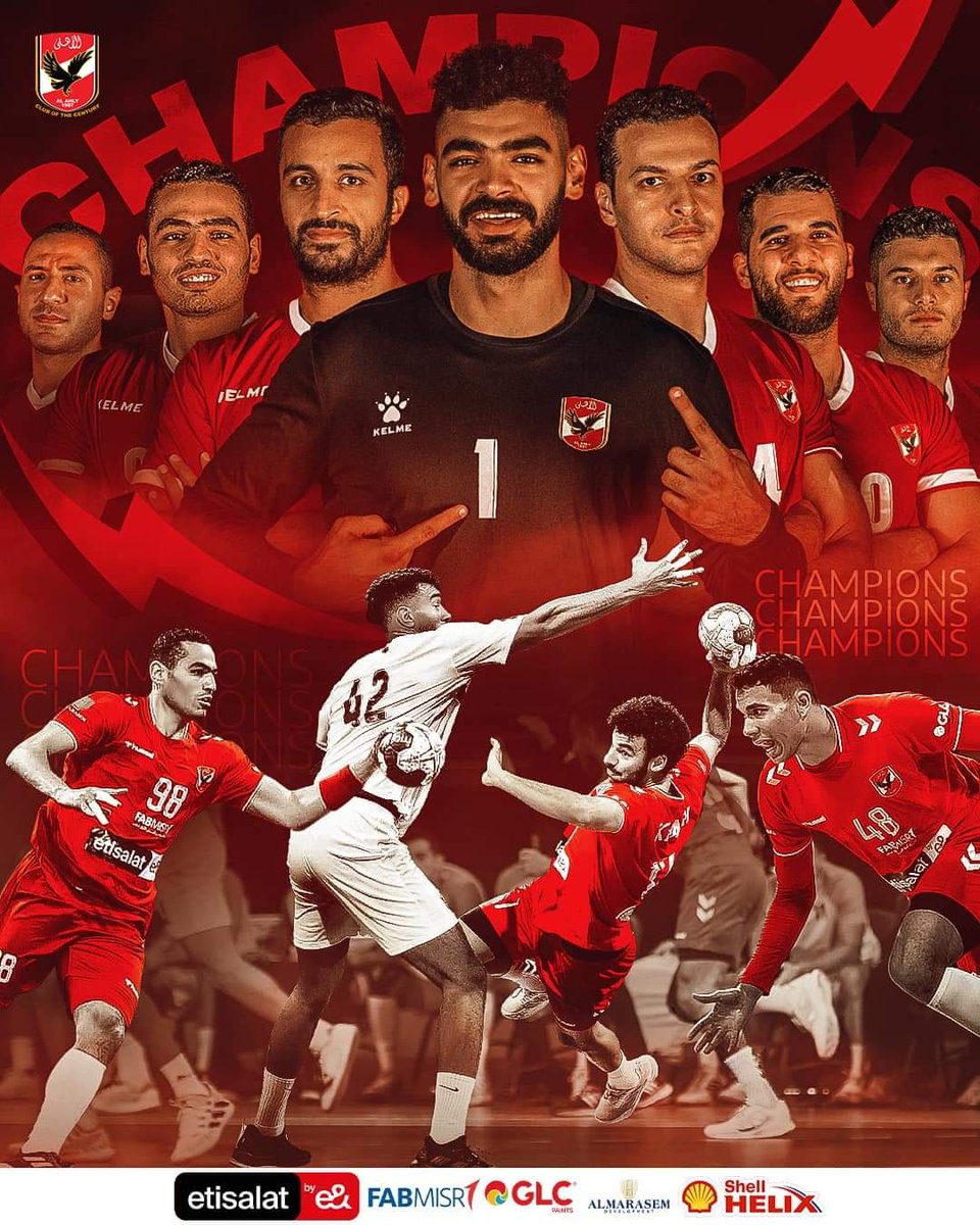 Ahly_Handball's tweet photo. We Are the Champions of the Egyptian League 😍🦅💪 https://t.co/y7hWv23jSH