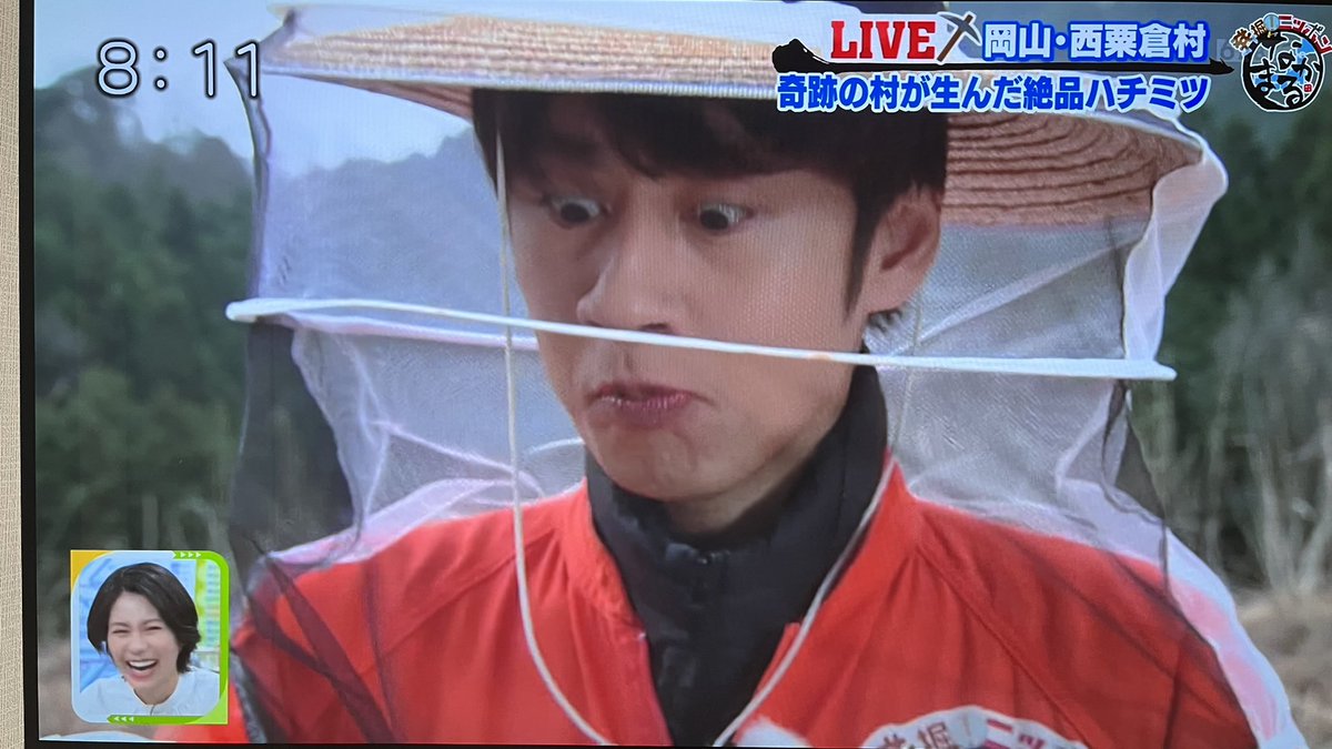 FchanHyphen's tweet photo. ハチミツ美味しいね😂
 #旅サラダ
#中丸雄一 https://t.co/2meTGK64Wr