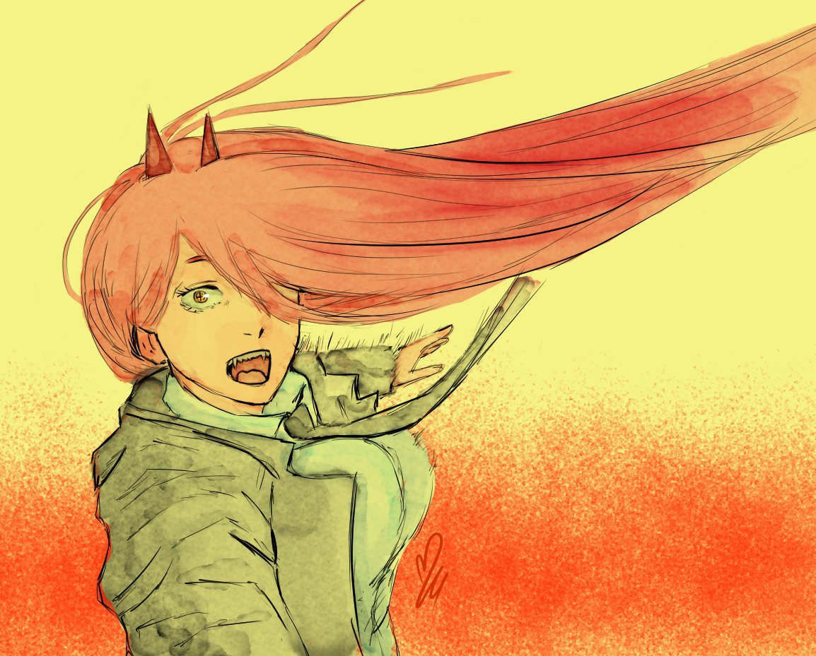 mautherula's tweet photo. felt like having some fun with this 
#チェンソーマン #chainsawman https://t.co/kbt9FgNRy2