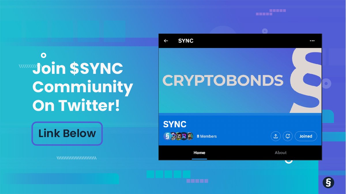 🎉 Exciting news, Syncronauts! 🎉 We've just launched our official Community Page on Twitter! 🐦 

Join us for engaging conversations, exclusive updates, and a chance to connect with like-minded people. Let's build something amazing together! 🤝

Link below👇