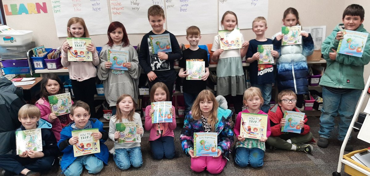 Students received St. Patrick's themed readers for March. Thanks so much to our generous donors who make this happen!