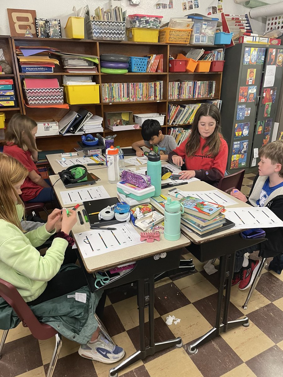 Students programmed <a href="/Ozobot/">Ozobot</a> to compare fractions. <a href="/GLE_Cardinals/">G. L. Elementary</a>