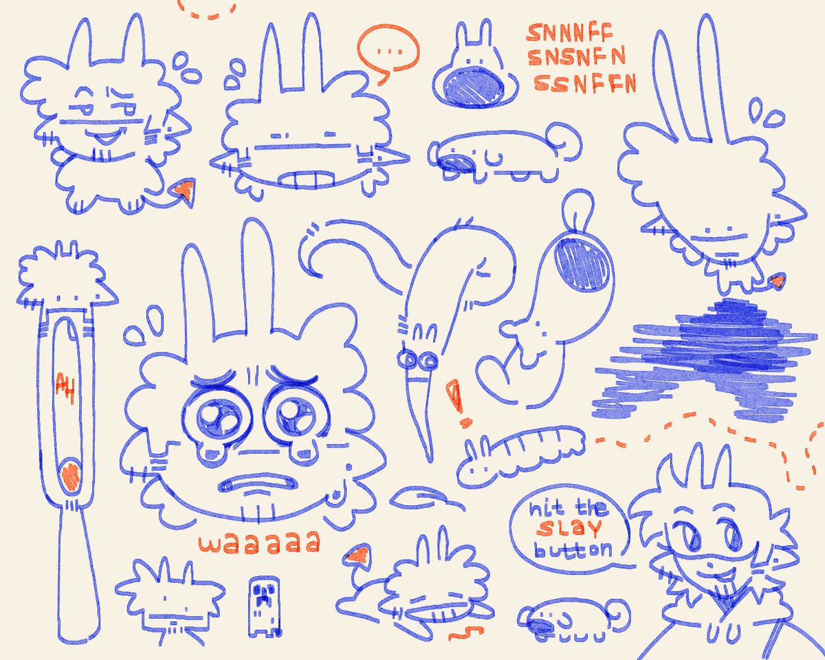 La Creatura - @munchkin_mozz 
[#sneegsnagfanart #sneegart #sneegsnag]