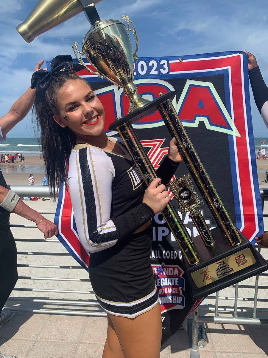 Our girl is bringing home a national championship! Words cannot describe how proud I am of you! 💛