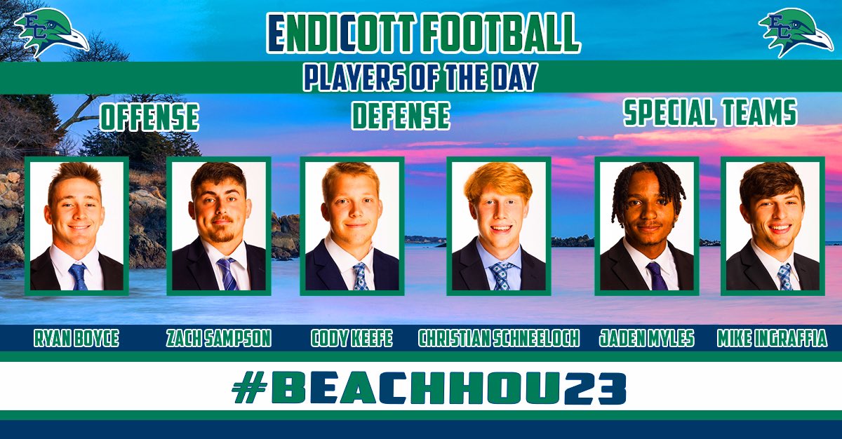 Congratulations to our “Players of the Day,” from Practice 6️⃣‼️

#BeachBall 🏈🐦🏖️
#BeachHou23 🌊