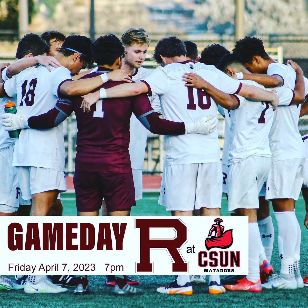 Our spring match day is here. 7pm at Cal State Northridge #DawgsGottaEat