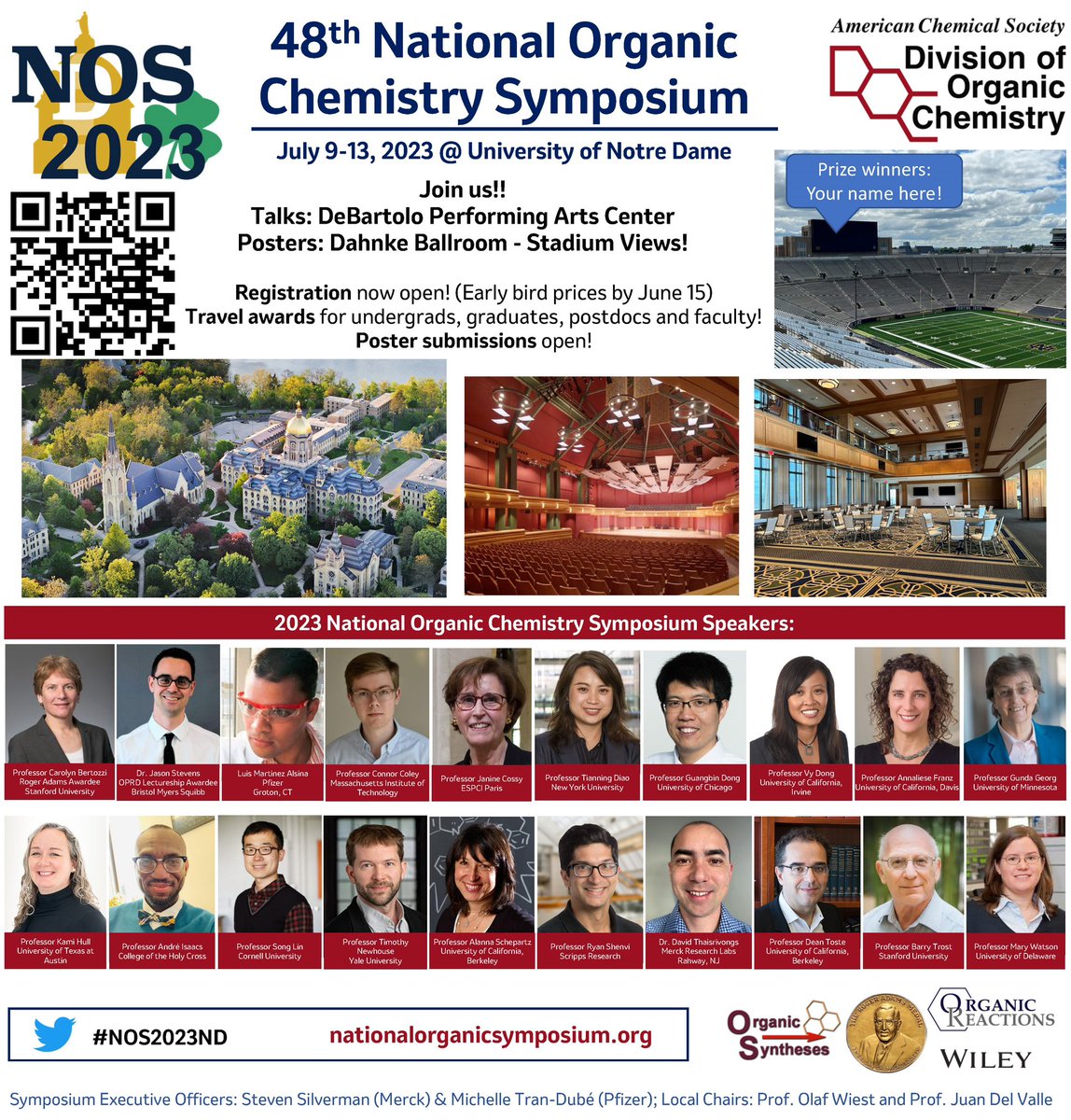Steven Silverman (@asymtmm) on Twitter photo Join us for the 48th National Organic Chemistry symposium! We have a wonderful lineup of speakers, panels, poster sessions and social events, and don’t miss the chance to have your poster award announced via Jumbotron! Message me or <a href="/mich_trandube/">Michelle Tran-Dube</a> with question! <a href="/ACSorganic/">ACS Organic Division</a> Join us for the 48th National Organic Chemistry symposium! We have a wonderful lineup of speakers, panels, poster sessions and social events, and don’t miss the chance to have your poster award announced via Jumbotron! Message me or <a href="/mich_trandube/">Michelle Tran-Dube</a> with question! <a href="/ACSorganic/">ACS Organic Division</a>