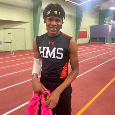 8th grader @LeBron_st33 had himself a day yesterday running the 100 in 12.61, the 200 25.86 and jumping 18'3' in Long Jump winning all 3 events oh his 4x2 relay also won @BarbBoosters @DekHms @DekalbBoysTrack @dekalb_football