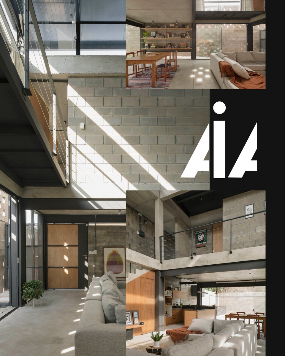 RevistaAIA's tweet photo. ℂ𝔸𝕊𝔸 𝔻𝔼𝕊ℕ𝕌𝔻𝔸
📌Se solicitó una vivienda que en planta baja brinde sensación de amplitud y privacidad posible.

Arquitectos: Daniel Díaz Esquivel, Penta arquitectura
Área: 150 m²
Año: 2021
Fotografías: Federico Cairoli
#revistaaia #gpee #arquitectura https://t.co/ULlW4x6h5u