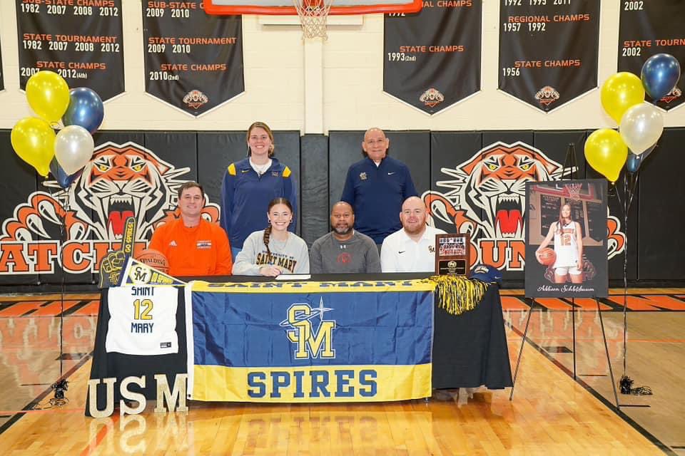HUGE CONGRATS <a href="/add_s15/">addison</a>! One of the best Lady Tigers of All-Time signs with the Spires. Excited to watch you continue your athletic career. #AdmitOne #TigerPride