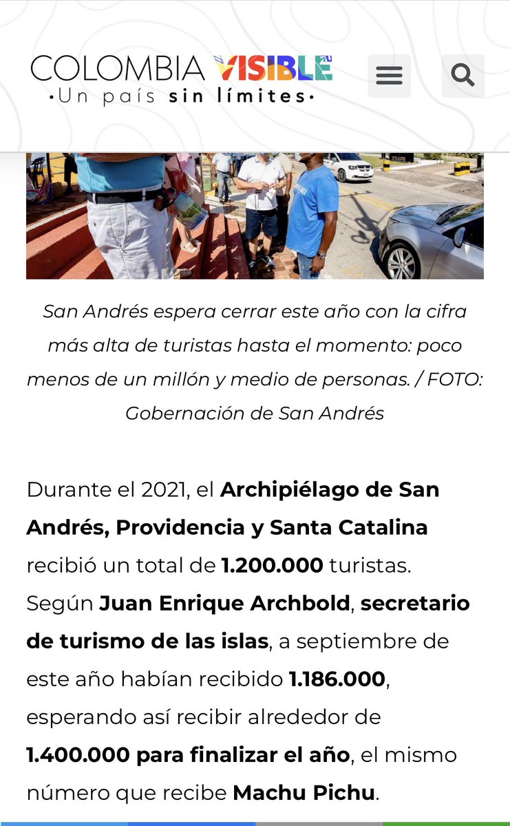 Fruizgomez's tweet photo. Triste situación de San Andrés: Se perdió todo el esfuerzo que hicimos hace casi dos años por reactivarla: Vacunación masiva con EPS Sanitas y NuevaEPS, reducción del 19% a 5% del IVA a tiquetes aéreos, suspensión impuesto hotelero. En pocos días llegamos a superar 35 vuelos dia. https://t.co/bJSwHT5UEK