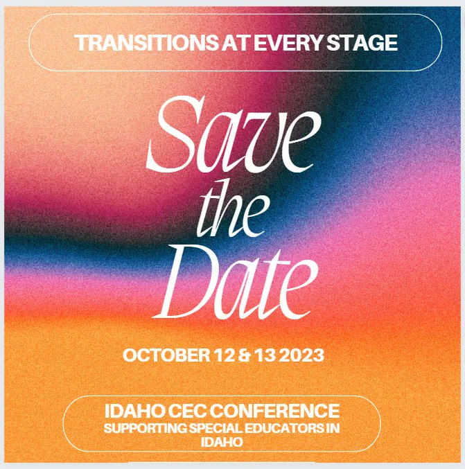 Do you have a Proposal for a session for our conference? We welcome your resources, information, strategies, and frameworks that support Transitions at Every Stage.  Submit your proposal at buff.ly/3zEZkY3