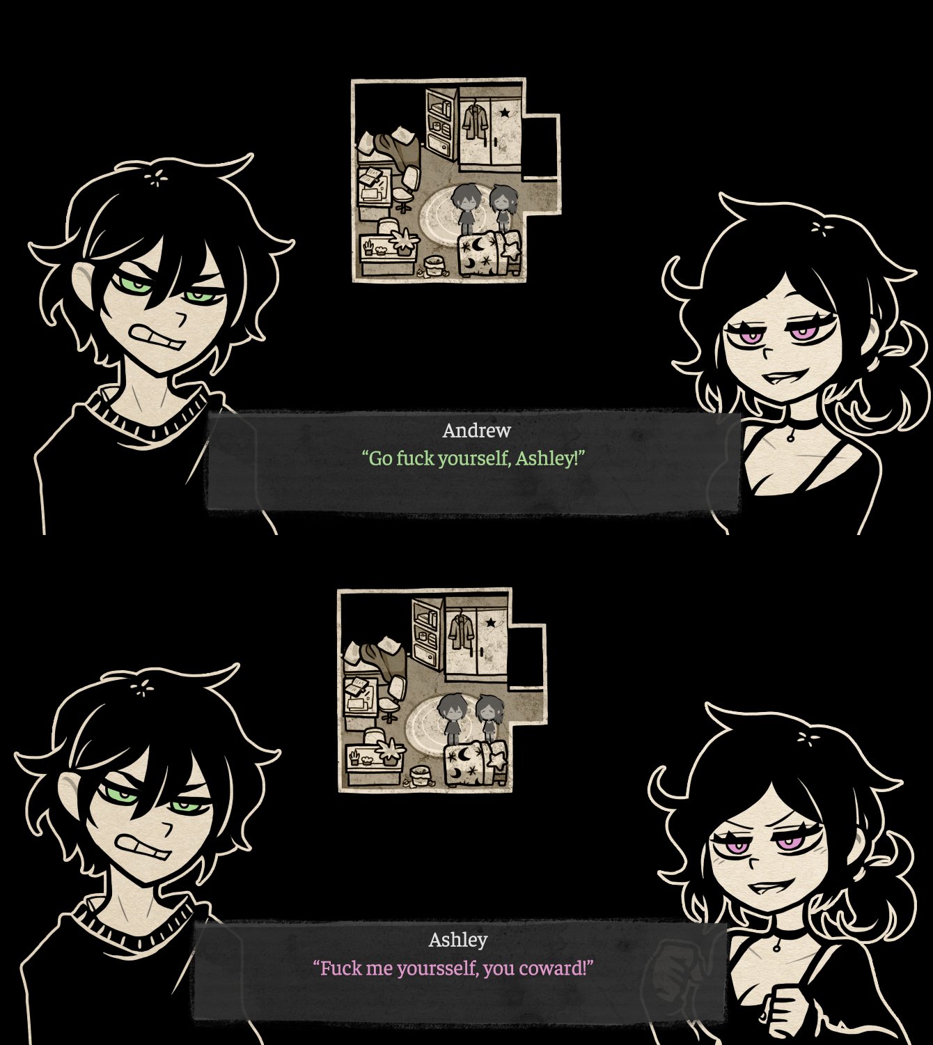 DeadInside97 on X: Little Fanart from The Coffin of Andy and Leyley  Original idea by @MellrouzSB . nsfw fanart rule34  t.co06QdQtDO31  X