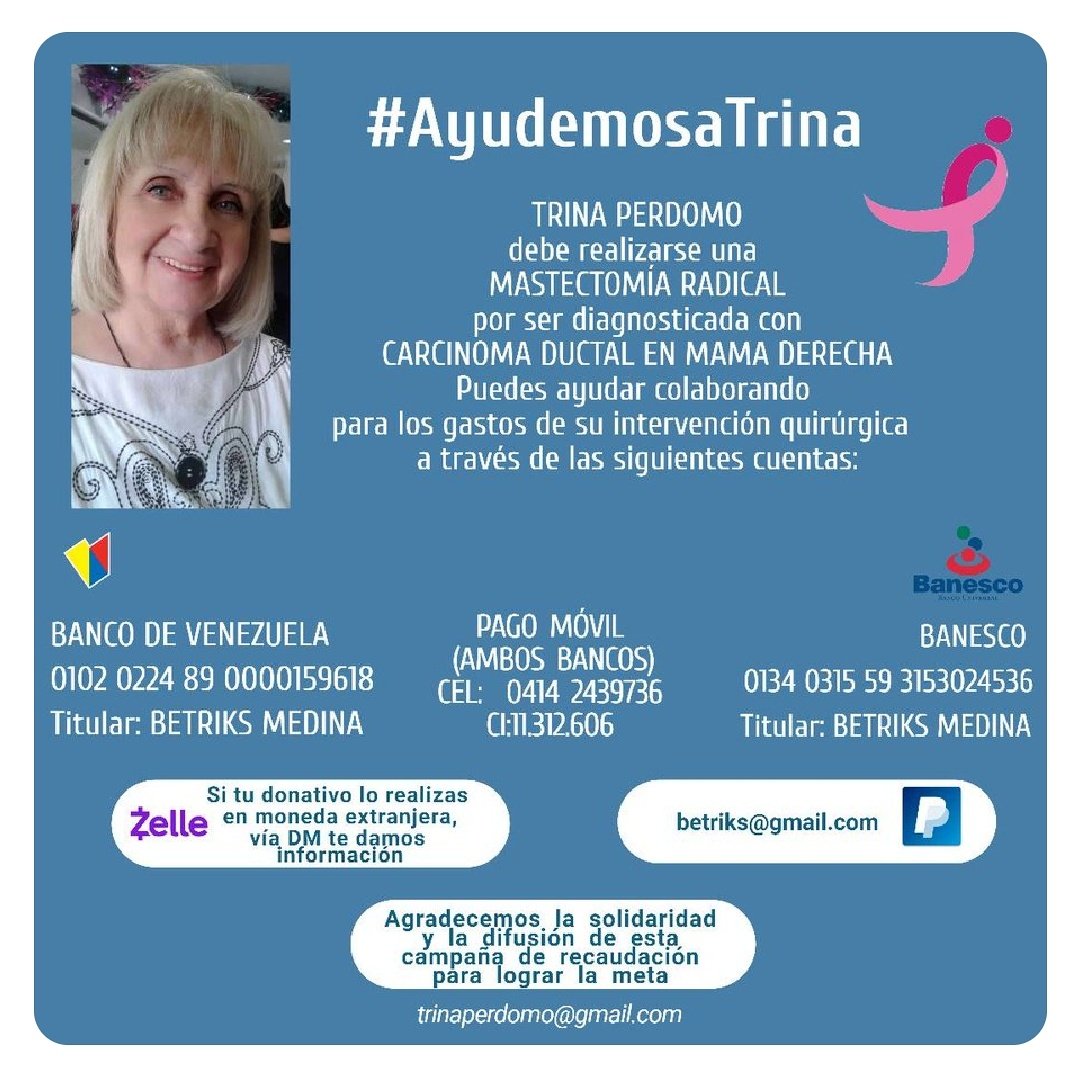 #Serviciopúblico #AyudarNosHaceBien #cancerdemama 
#fondosparamastectomia