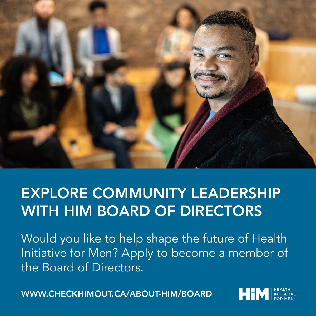 The Board of Directors at HIM is going through new and exciting changes, and we would like to invite you to explore community leadership and become a member of the Board.

Find out more and apply to join at: checkhimout.ca/about-him/boar…