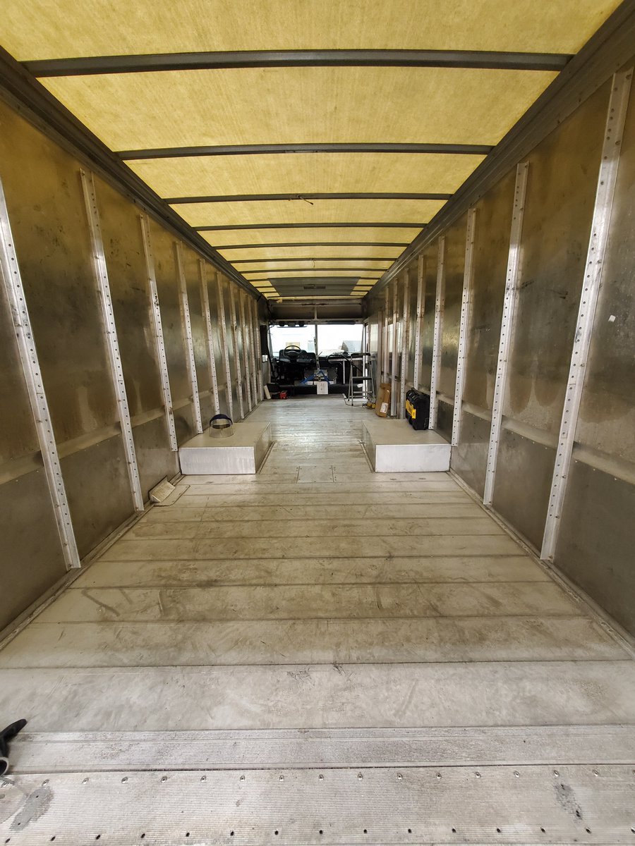 FoodTrucksInt's tweet photo. Day 1 always starts the same, a blank slate. But with a couple months of hard work, another truck will be ready for its new owners! #foodtruck #pizzatruck #pizza #truck https://t.co/rxyUjVofjj