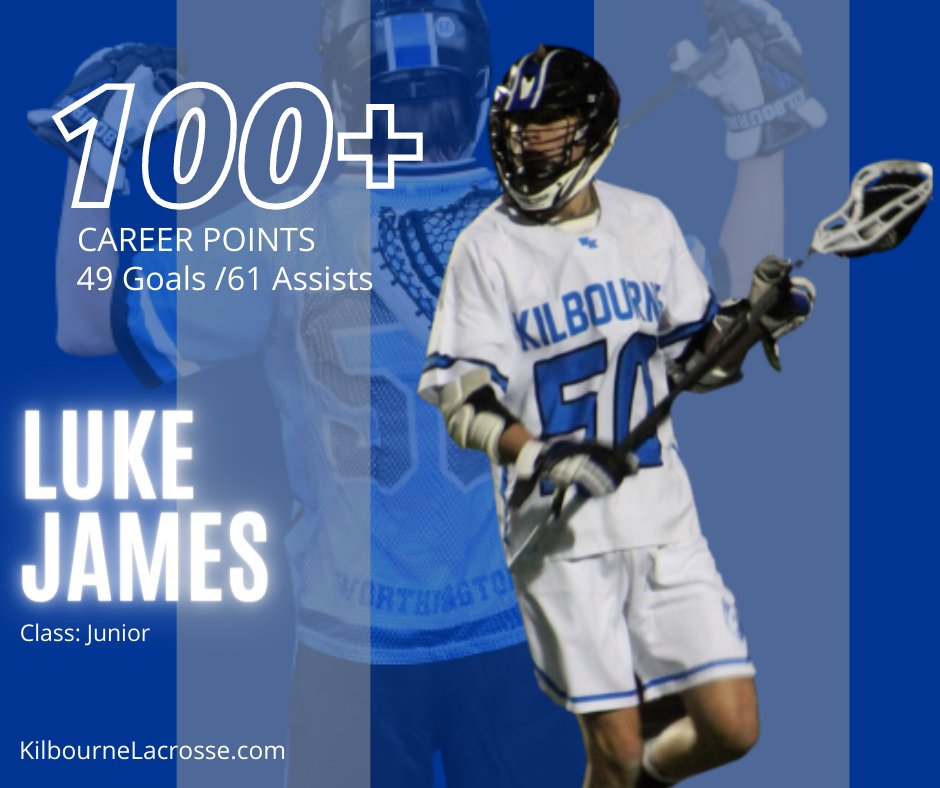 Congratulations to Junior Attackman, Luke James, for passing the 100 Career Point mark over the spring break trip!  GO WOLVES! <a href="/LukeJames084/">Luke james</a>