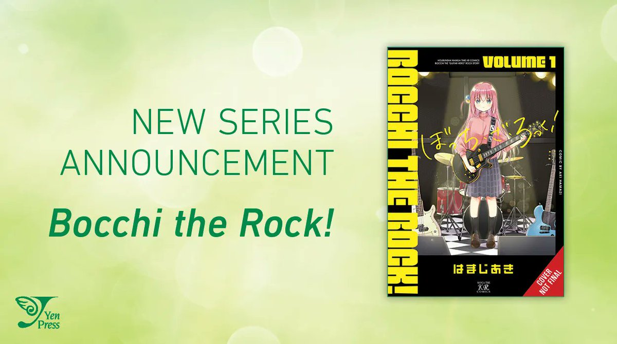 Bocchi the Rock Manga Gets English Release by Yen Press, Releases in Fall  2023 - Anime Corner