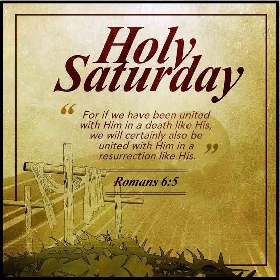 FireHeart791's tweet photo. "Today, on Holy Saturday, we reflect on the solemnity of Christ's death and await with hope the joy of His resurrection. Let us use this time to contemplate and renew our faith, and may the blessings of this holy day be with us all. #HolySaturday #EasterWeekend #RenewalOfFaith" https://t.co/Wr31T2JZ1c