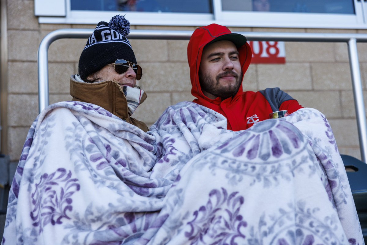 MPRnews's tweet photo. minnesota twins home opener edition: tag yourself. we’re tucked into twins windbreaker. photos by @keremyucel https://t.co/vQWFgoANzW