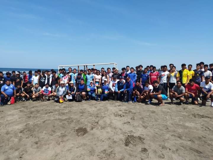 LaSandino's tweet image. #AlDía || Fútbol playa desde las bellas costas de Paso Caballos, #Corinto #Chinandega

La actividad fue coordinada por las autoridades edilicias, MIFAM, Policía Nacional, MDAA, INTUR e IND

#VeranoVidaAlegria