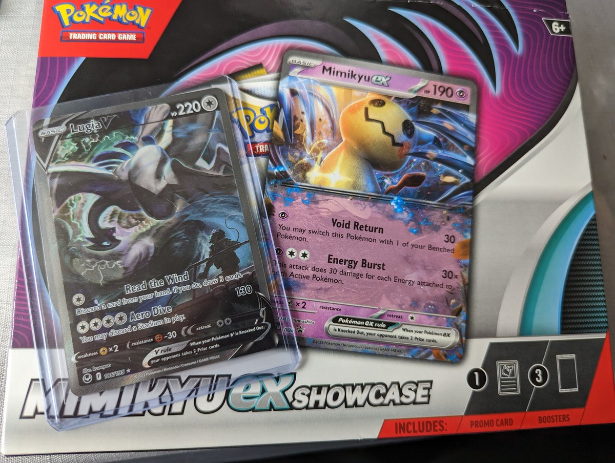 mighty_edgar's tweet photo. @PokemonTCGDrops Don't sleep on the Mimikyu showcase boxes. Bought one and pulled the best card from Silver Tempest. https://t.co/iqkEvGlf5Q