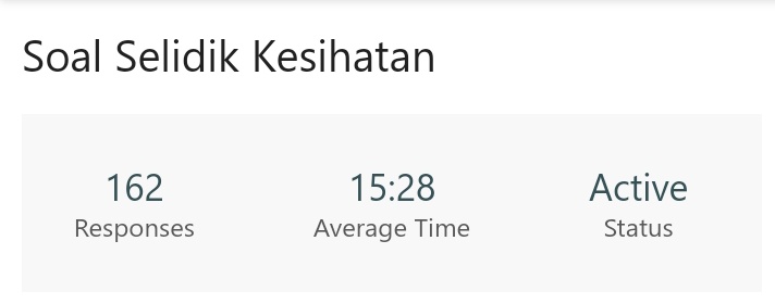 tau-tau dah 162.

still need 80.

TQ 🙏
forms.office.com/r/iqn1ekWwKb