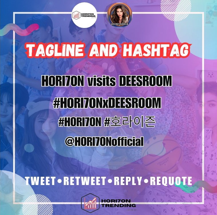 HORI7ONTRENDING's tweet photo. Good Morning Fam.

Please be reminded that we will be having a Collab Twitter Party later with @DeniseAngels09 at 9AM.

SAVE DRAFTS NOW! 

#HORI7ON #호라이즌 https://t.co/5hWJogxTDP