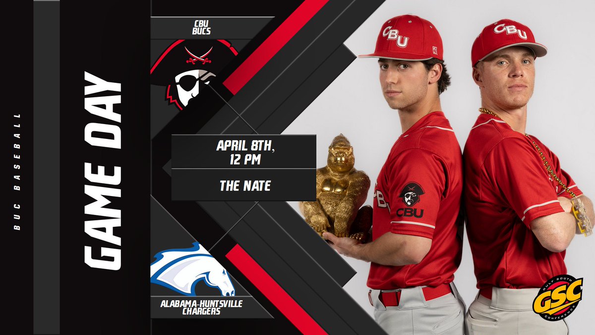 ⚾️ GAME DAY ⚾️
🆚 Alabama Huntsville (DH)
📍 The Nate
⌚️ 12 PM
📊 bit.ly/2NwnyL8
🖥 bit.ly/3nUKw4R
#BUCNation