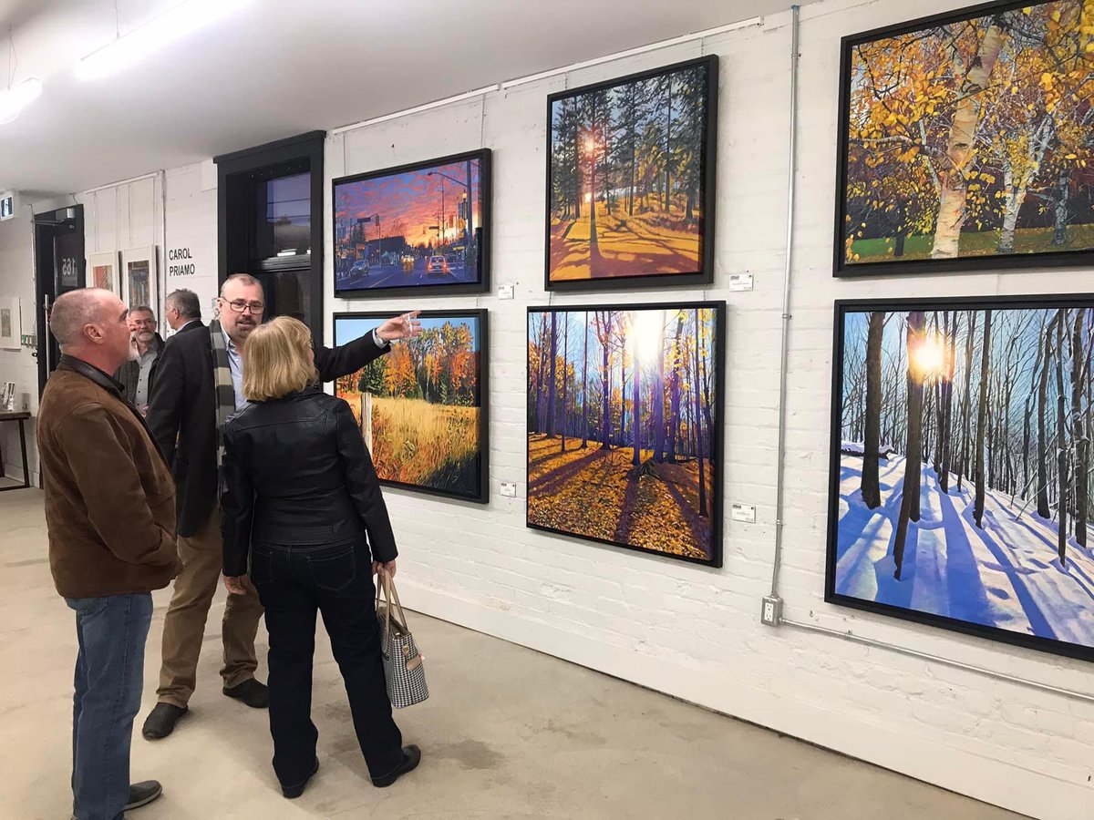 LeeMunnArtist's tweet photo. I want to thank all my friends and EVERYONE who came to our show last night.  It was a great turnout.  
"Urban Reflections" @ Paul Elia Gallery.
Show will run until April 30th.
1167 Cannon St. E. 
I will be back down on Sat April 15   1-3pm!!

A special thanks to @PaulEliaArt Great job!

@CanadaPaintings @fraveris @DVSA2010
#HamOnt #canadapaintings