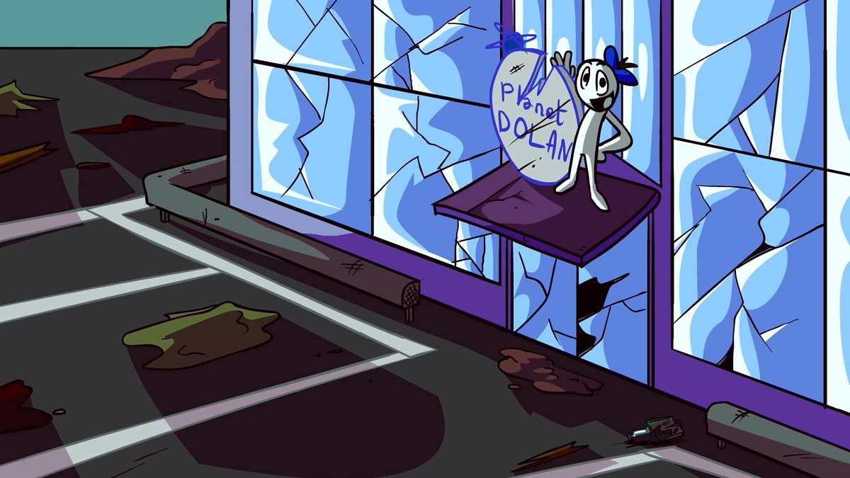 ThePlanetDolan's tweet photo. The new SPD Q&amp;A episode releases in one week - we explore the abandoned ruins of Planet Dolan HQ, and Dolan finds a KNIFE 😱 is this the clue to a certain lost PD member?
YouTube Members have early access to the full episode right now https://t.co/QG2nGbb8YP https://t.co/ptryVW6YUM