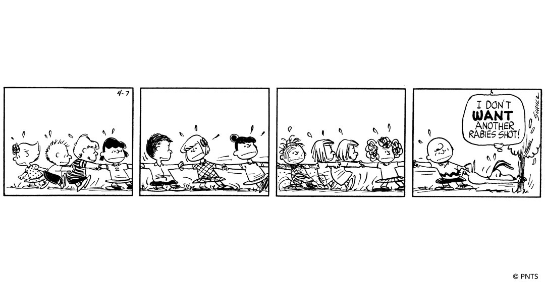 This Peanuts comic strip was first published #OTD in 1964.