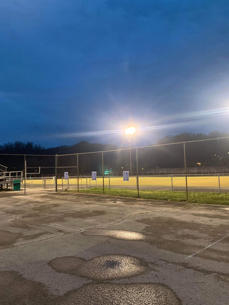Light the stadiums. In Honor of Andrew Dodson. 
Thanks to Harlan High School for sending pictures in.