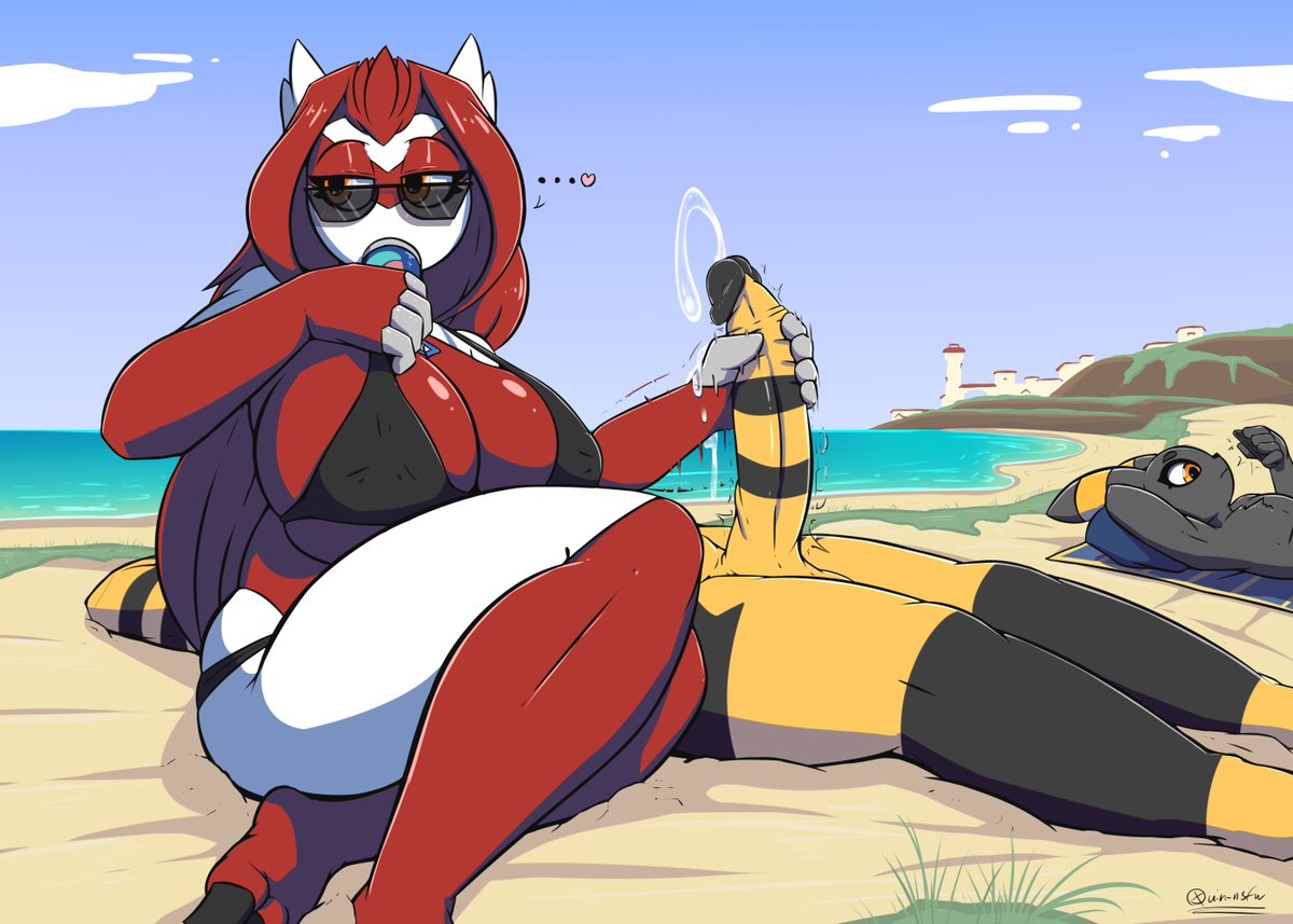 *The legendary pokémon was just at in the beach bored but after a time she would see [Reader]'s boner and she will decide to jerk it for please you* 

Latias: ...let's just leave this between us...~