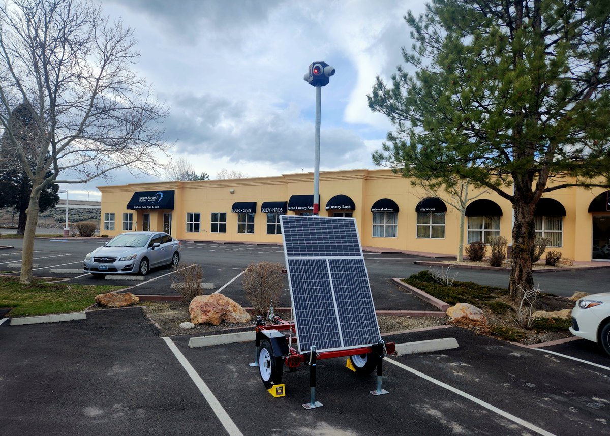 tidsystems's tweet photo. My Lot Defender (MLD) Unit from @tidsystems  continuously monitors your environment: Vehicle &amp; License Plate Recognition, Human Movement and Facial Recognition plus an entire suite of AI features designed to improve visibility and emergency response. Give us a call: 775 360-5856 https://t.co/sDjWRY1zh5