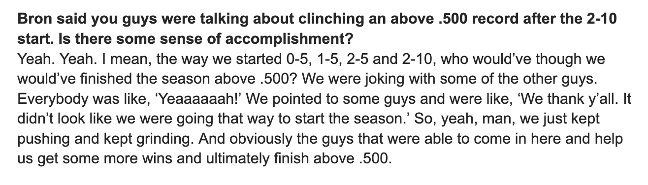 [情報]AD:開局來看我們走不到今天，新加入的球員