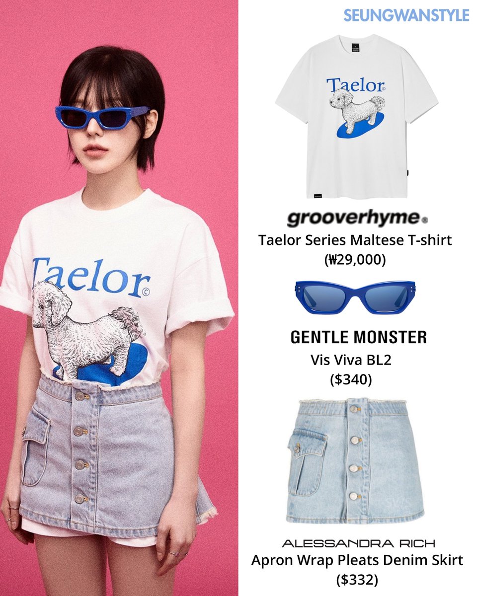 seungwanstyle's tweet image. Wendy x grooverhyme 23Summer Collection 

#레드벨벳 #RedVelvet #웬디 #WENDY
