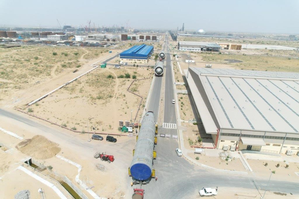 EngineersIND's tweet photo. Team EIL along with Team HRRL flagged in 7 Super “Over Dimensional Consignments” (ODC)s to the #HRRL site as part of the PFCCU unit of the prestigious mega project.
@HardeepSPuri @Rameswar_Teli @Vartika15791157 @HPCL
#EILProjects #ODC #HeavyEquipment #Engineering #Petroleum https://t.co/X14nnUqY1Q