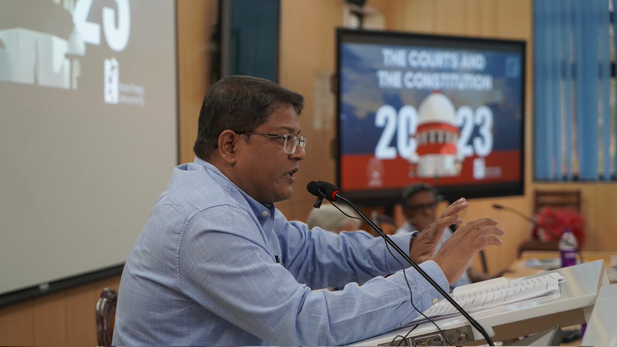 afrozalam2's tweet photo. Happy to be a part of "The Courts &amp; The Constitution-2022 in Review" conference organized by NALSAR, Hyderabad. I spoke on "Affirmative Action Policies and the New Aspirational Groups in India". The Q&amp;A session was engaging.

#AffirmativeAction #knowledgesharing #AcademicTwitter https://t.co/RtbLECnJaR