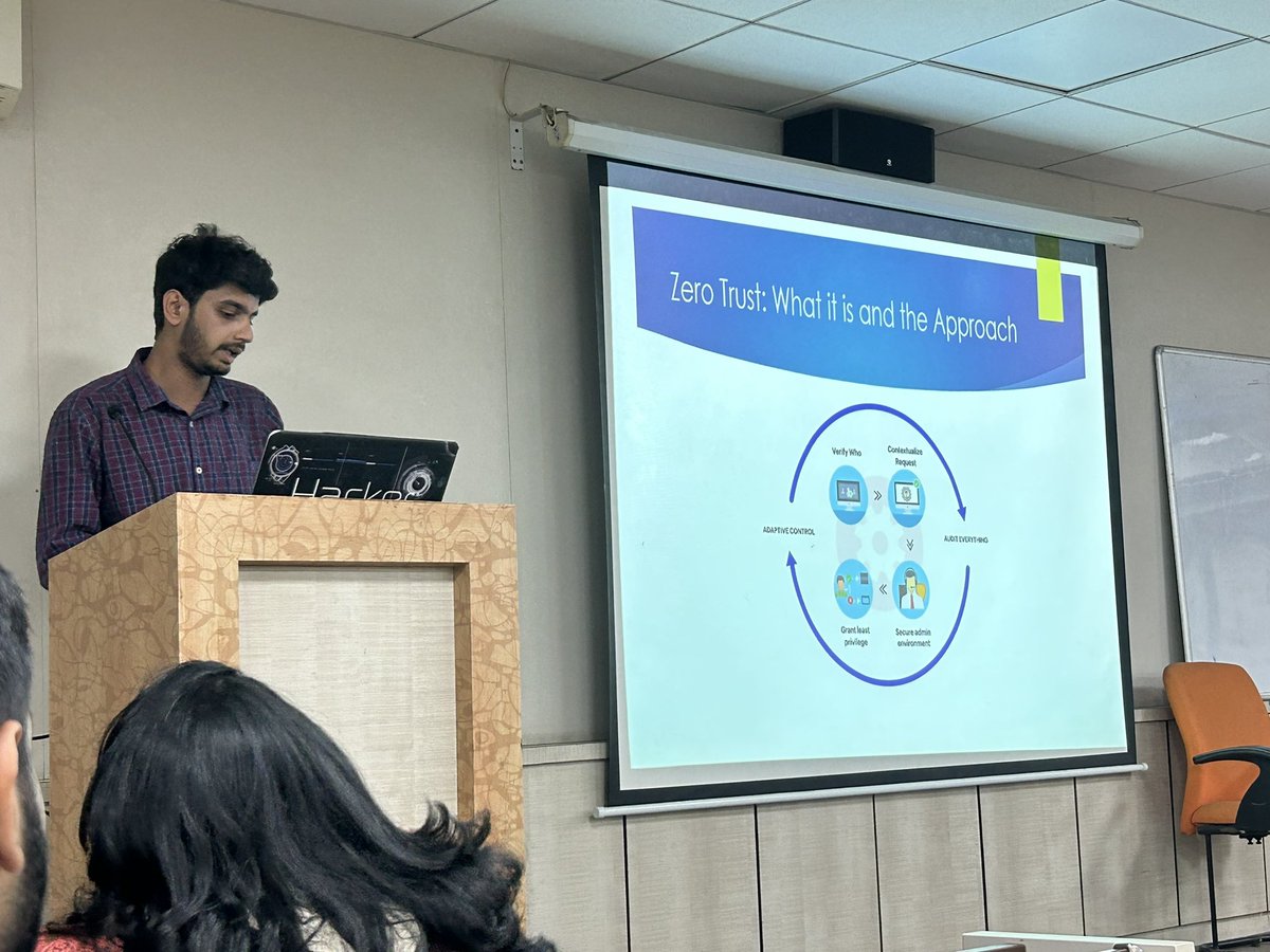 Null Mumbai (@nullmumbai) on Twitter photo Session on Zero Trust by Brahmendra (<a href="/Security_M0nk3y/">TheSecurityMonkey 🇮🇳</a> )at NullMumbai Monthly Meetup
<a href="/null0x00/">null - The Open Security Community</a> <a href="/avkashk/">Avkash K</a> <a href="/sandmaxprime/">Lionel F</a> <a href="/Snypter/">Dhruv Shah</a> @rajan_jomon
#null #nullmumbai #mumbai #infosec #meetup #hardwaresecurity Session on Zero Trust by Brahmendra (<a href="/Security_M0nk3y/">TheSecurityMonkey 🇮🇳</a> )at NullMumbai Monthly Meetup
<a href="/null0x00/">null - The Open Security Community</a> <a href="/avkashk/">Avkash K</a> <a href="/sandmaxprime/">Lionel F</a> <a href="/Snypter/">Dhruv Shah</a> @rajan_jomon
#null #nullmumbai #mumbai #infosec #meetup #hardwaresecurity