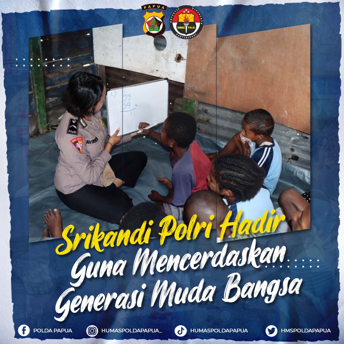 Hmspoldapapua On Twitter Srikandi Polri Hadir Guna Mencerdaskan