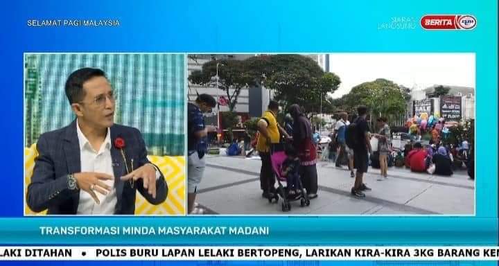 CoachNizam's tweet photo. #SebarkanManfaatKongsikanKebaikan

Terima kasih Allah. 

Menerima jemputan sebagai PANEL dalam SELAMAT PAGI MALAYSIA (RTM1).

Tajuk Perkongsian: 
TRANSFORMASI MINDA MASYARAKAT MADANI.

Coach Nizam

#Coachnizam
#MalaysiaMadani
#RTMKlik
#motivasihidup
#selamatpagimalaysia https://t.co/4X0zSIaHtG