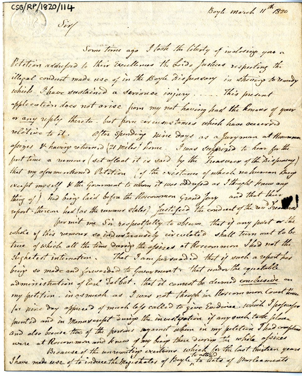 IGRS_1936's tweet photo. IGRS Top Research Tip #45: The Chief Secretary’s Office Registered Papers comprise incoming correspondence, petitions, memorials, affidavits, accounts, reports, & returns, 1818-1922. Detailed online catalogues: 1818-1833: https://t.co/0I0N0Ez0MG
**PLEASE FOLLOW, LIKE & SHARE** https://t.co/0k47p6WHTm