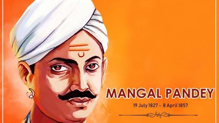#मंगल_पाण्डेय को पश्चिम बंगाल के बैरकपुर में 08 अप्रैल 1857 को फांसी दी गई थी. वह 1849 में 18 साल की उम्र में ईस्ट इंडिया कंपनी की 34 वीं बंगाल नेटिव इन्फैन्ट्री में सिपाही के तौर पर भर्ती हुए थे. #मंगल_पाण्डेय_बलिदान_दिवस @RSCBhavnagar @InfoGujcost @dstGujarat @InfoGujarat